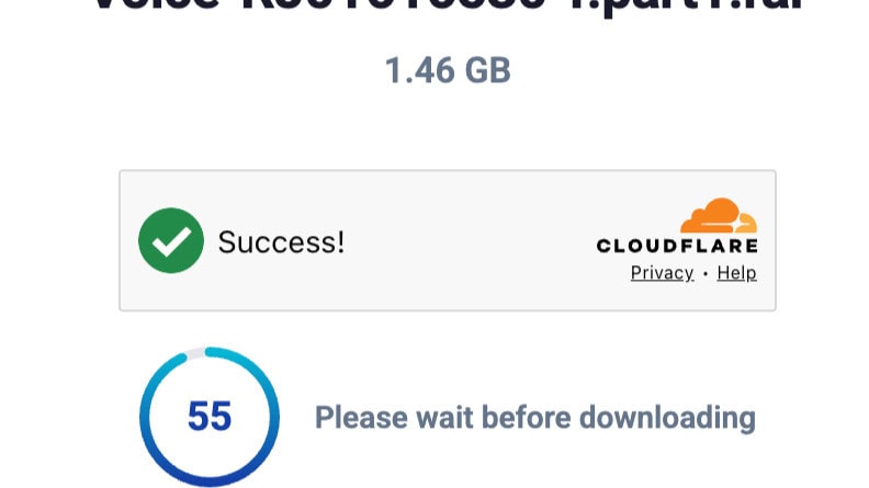 DDownload free download page showing a 30-second countdown timer.