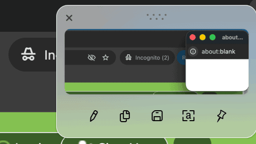 Chrome window showing a blank popup tab script from the Clicknupload link.