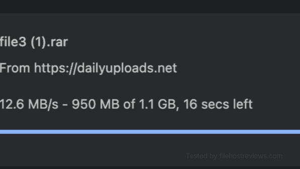Single premium Chrome download displaying 12.6 MB/s.