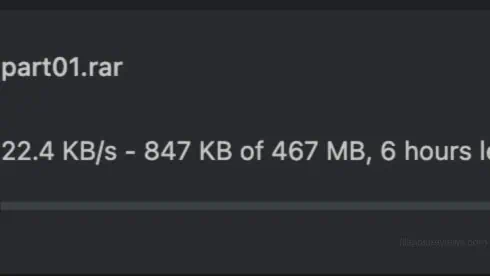 Chrome showing a Keep2Share free download at 22.4 KB/s