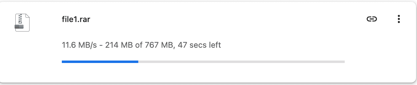 Chrome showing one Keep2Share Premium Pro download at 11.6 MB/s